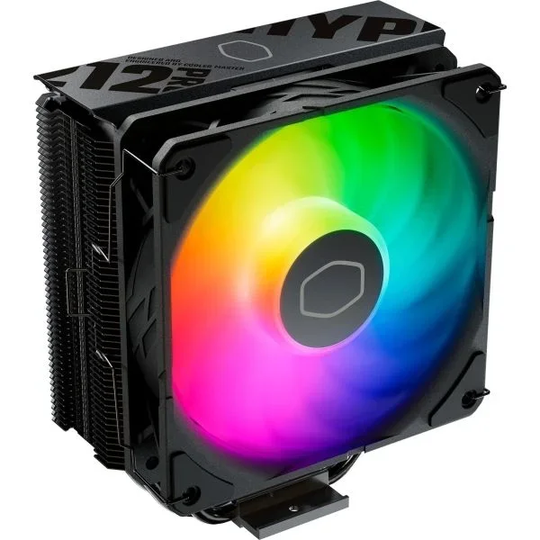 Cooler master hyper 212 pro disipador cpu – 4 tubos – multisocket universal – ventilador 120mm – iluminacion rgb – color negro