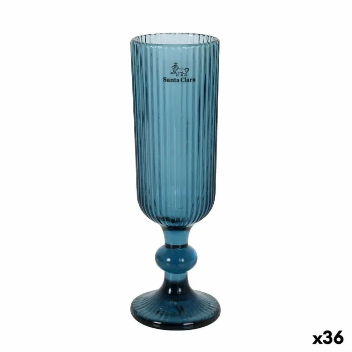 Copa de champán santa clara sonella azul (36 unidades)
