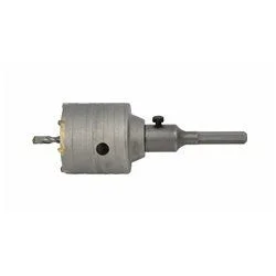 Corona AWTOOLS 65mm para concreto, herramienta profesional con soporte hexagonal, alta precisión, resistencia y durabilidad, ideal para perforación en concreto y materiales duros