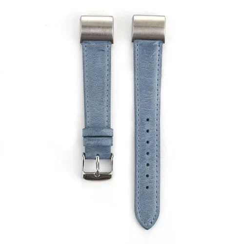 Correa de Cuero para Fitbit Charge 2 Fresh Style (Azul)