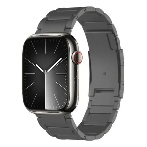 Correa de Metal Titanio para Apple Watch Series 9 41mm (Gris)