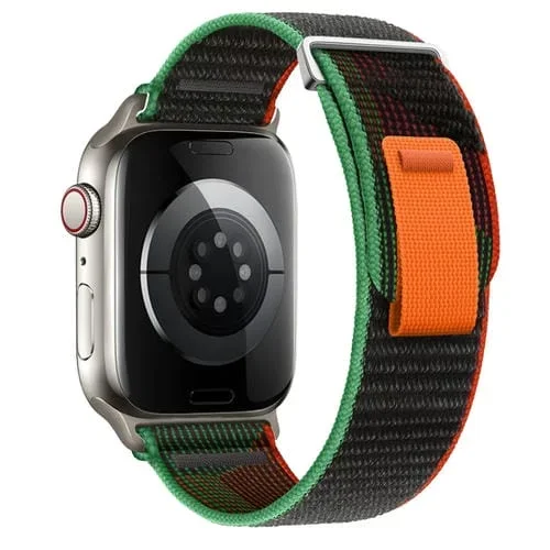 Correa de Nailon Doble Sección Apple Watch Series 5 40mm (Negra)