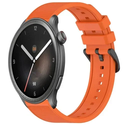 Correa de Reloj Amazfit Balance silicona texturizada 22mm (Naranja)