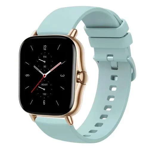 Correa de Reloj Amazfit GTS 2 20mm silicona suave color sólido (Verde Zafiro)