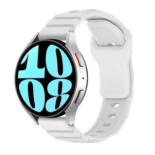 Correa de Reloj de Silicona Armor 20mm (Blanco)