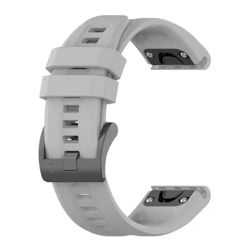 Correa de Reloj de Silicona para Garmin Instinct 2 Solar (Gris)