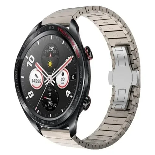 Correa de Reloj For Honor Magic Watch Aleación Hebilla Mariposa 22mm (Titanio)