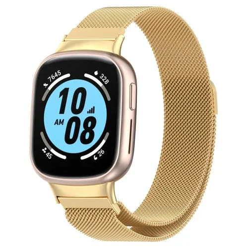 Correa de Reloj For Honor Watch 4 Tma-L19 Malla de Acero Magnético Milan (Dorado)