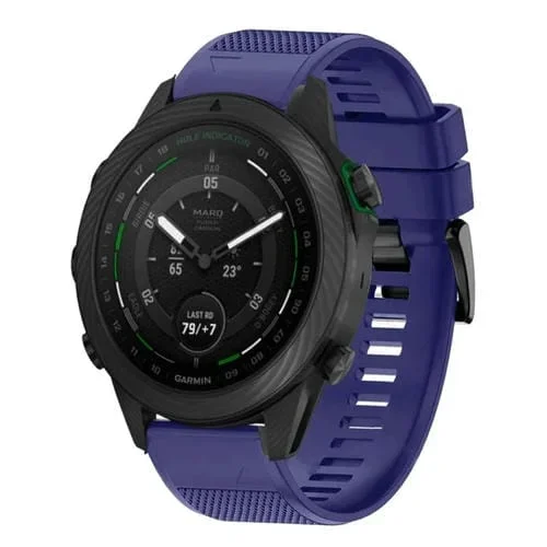 Correa de Reloj Garmin Marq Golfer Silicona Liberación Rápida 22mm (Azul Medianoche)