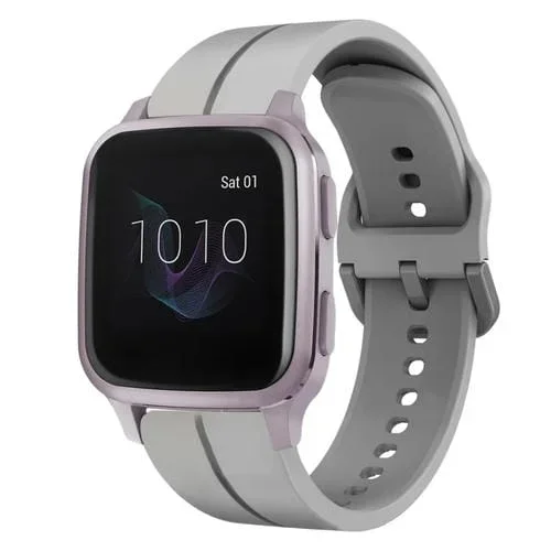 Correa de Reloj Garmin Venu Sq 20mm Loop Silicona (Gris)