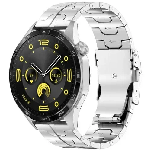 Correa de Reloj Metal Titanio 22mm (Plateada)