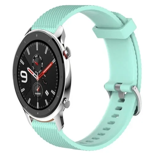 Correa de Reloj para Amazfit GTR 4 Pro 22mm Silicona Textura Diamante (Pato de Agua)