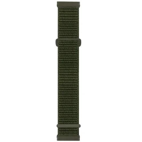 Correa de Reloj para Fitbit Versa 3 con Hebilla de Goma y Nailon (Verde Militar)
