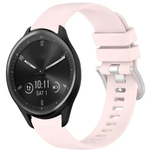Correa de Reloj para Garmin Vivomove Sport Silicona con Hebilla (Rosa)