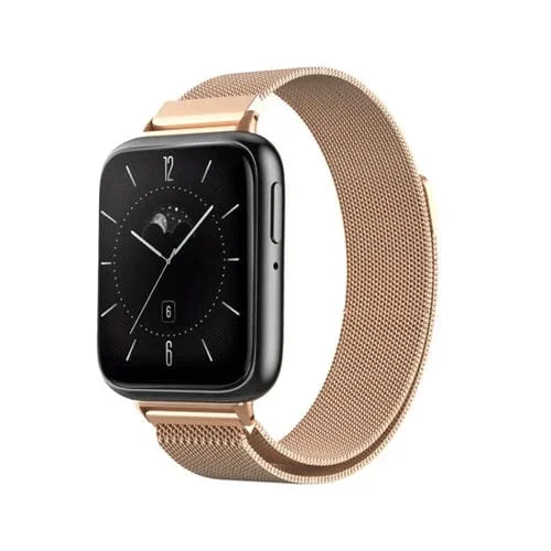 Correa de Reloj para Oppo Watch 3 Metal Acero Inoxidable Milanesa (Oro Rosa)