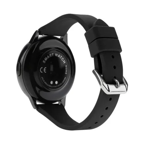 Correa de Reloj Silicona 20mm con Hebilla en T (Negro)