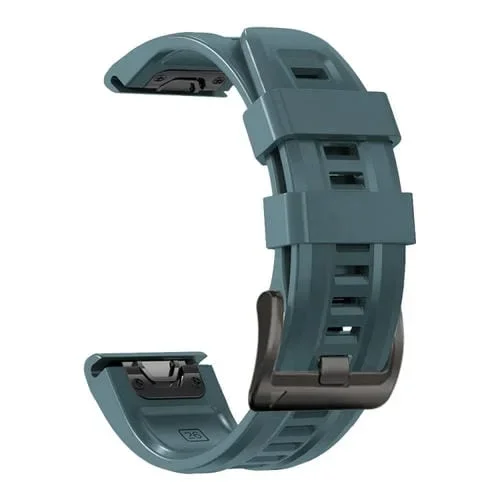 Correa de Reloj Silicona Garmin Fenix 7 Pro 51mm Deportivo (Rock Cyan)