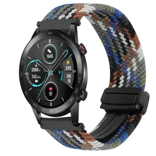 Correa de Reloj Trenzada Honor Magic Watch 2 42mm 20mm con Hebilla Magnética (Denim)