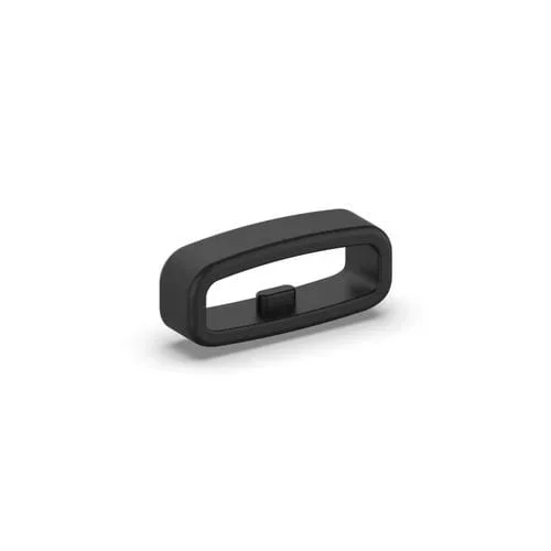 Correa de Reloj Universal 18mm 10PCs Hebilla de Seguridad Silicona (Negro)