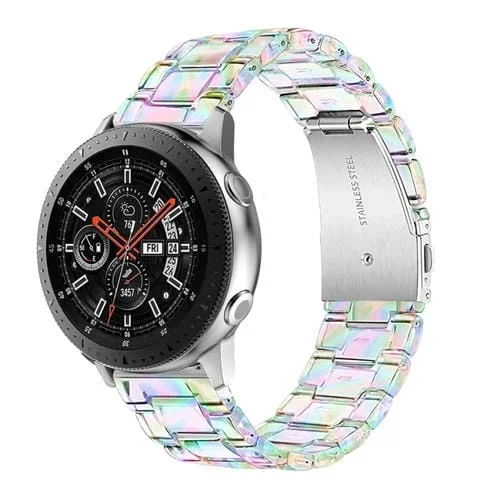 Correa de Reloj Universal de Plástico Tres Cuentas 22mm (Colorida)
