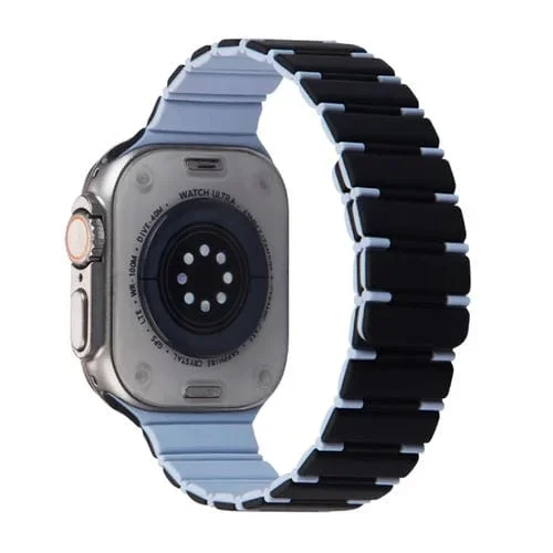 Correa de Silicona Magnética para Apple Watch Ultra 49mm (Lima Obsidiana)