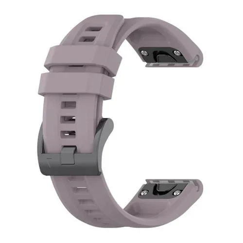 Correa de Silicona para Garmin Fenix 7S Pro 42mm (Roland Purple)