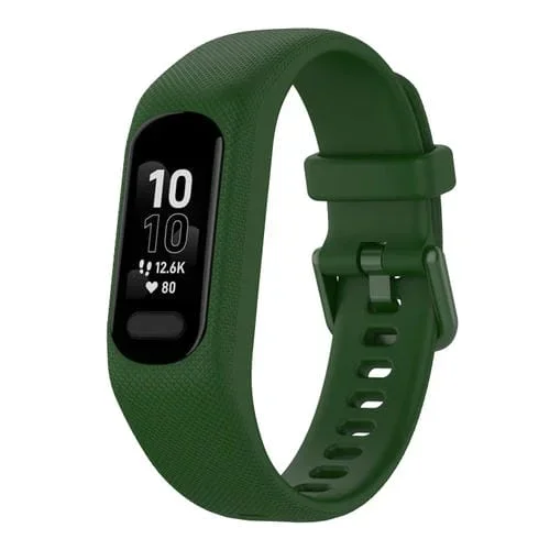 Correa de silicona para Garmin Smart 5 (Ejército Green)