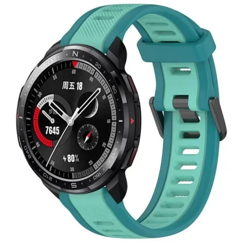 Correa de Silicona para Honor Watch GS Pro 22mm (Verde Azulado)