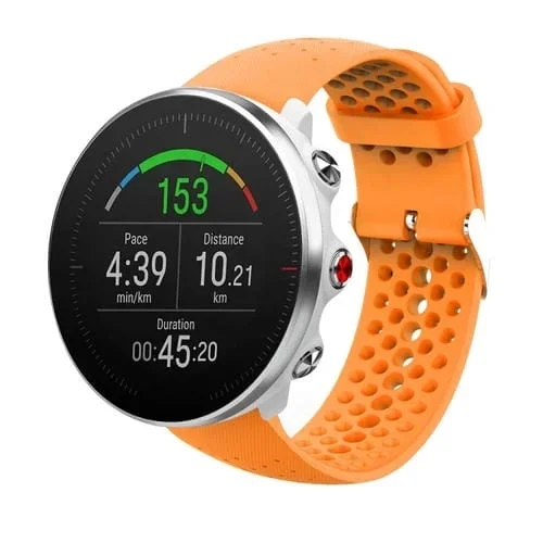 Correa de Silicona para Reloj Polar Vantage M (Naranja)