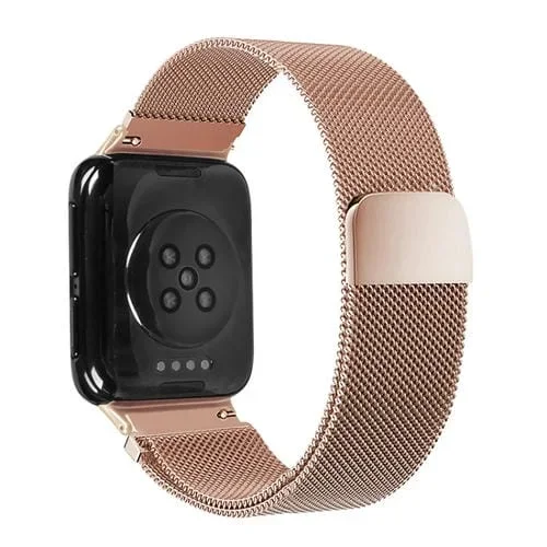 Correa Milanesa para Reloj Oppo 46mm de Acero Inoxidable (Rosa)