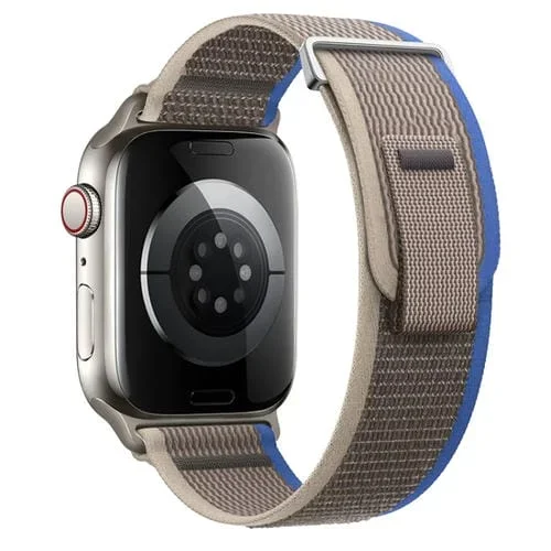 Correa Nailon Doble Sección Apple Watch Se 2023 40mm (Gris Azulado)