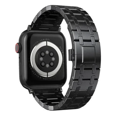 Correa para Apple Watch Series 4 Aleación de Titanio Ap de Roble Modificado 44mm (Negro)