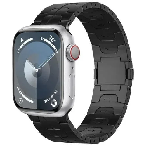Correa para Apple Watch Series 9 Aleación de Titanio con Hebilla Magnética 45mm (Negro)