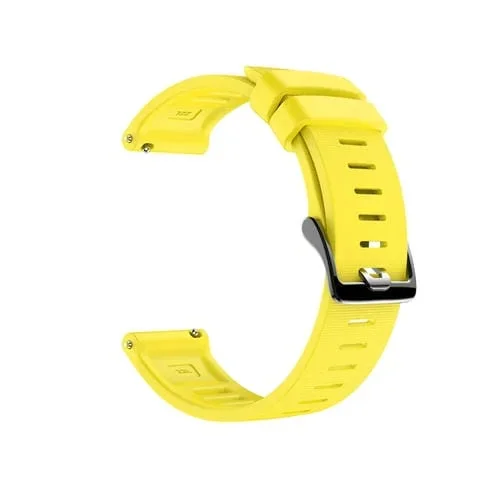 Correa para Reloj Polar Grit X con Hebilla Oficial de Silicona (Amarillo)
