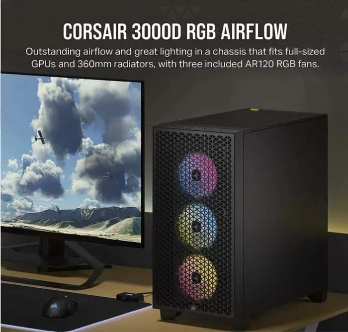 Corsair CC-9011255-WW carcasa de ordenador Midi Tower Negro