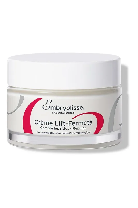 Crema de día facial / Embryolisse / Alisadora con ácido hialurónico, hidratación intensa, antiarrugas, 50 ml, ideal para piel luminosa y rejuvenecida