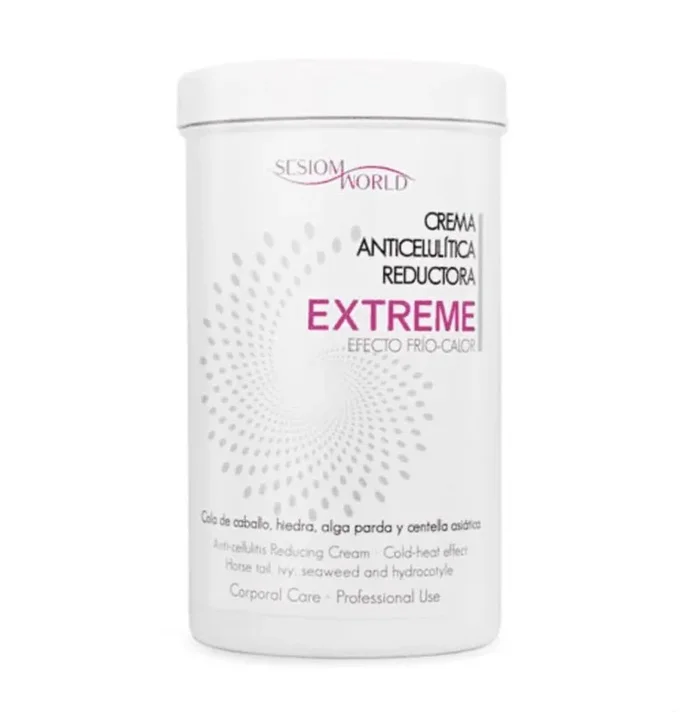 CREMA EXTREME ANTICELULITICA REDUCTORA Efecto Frío-Calor sesiomworld 1 kilo