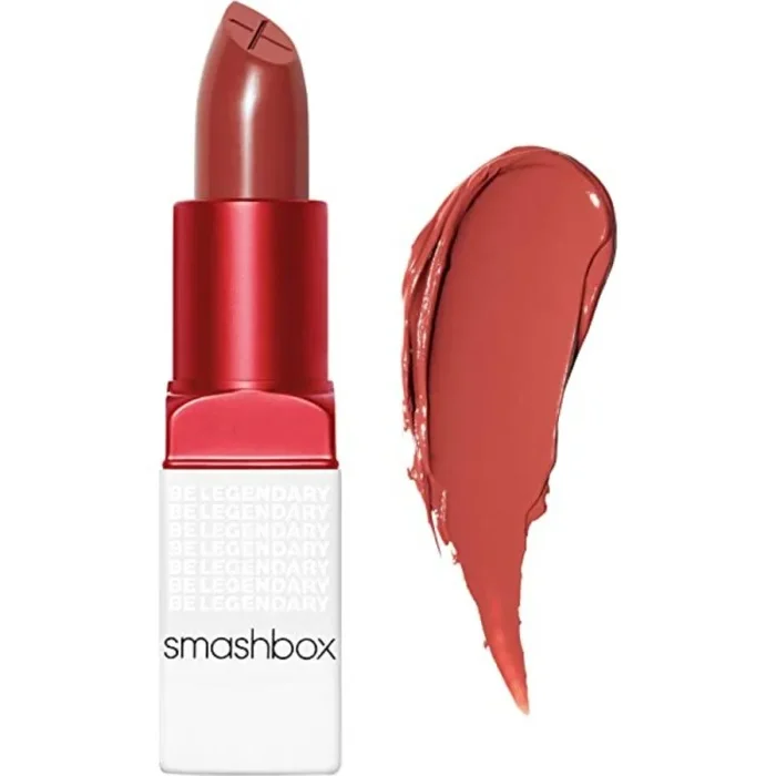 Crema labial Smashbox Prime & Plush, color Bing intenso, acabado cremoso e hidratante, fácil aplicación, 3.4 g, maquillaje duradero para labios suaves y definidos