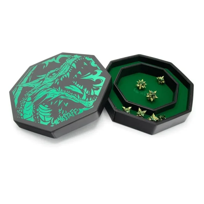 Critstones arena bandeja para dados green dragon