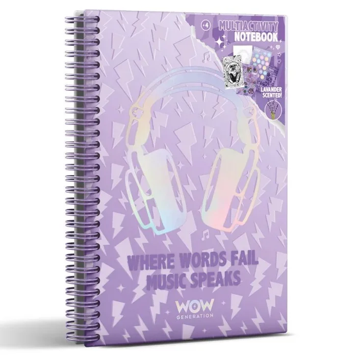 Cuaderno a5 dj alana wow generation
