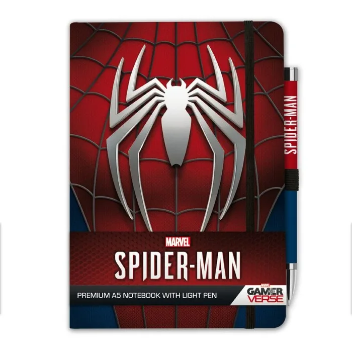Cuaderno Spiderman : Cuaderno A5 punteado con Boli – Diario personal o Journaling notebook A5 | Bullet journal – Cuadernos tapa dura con marcapáginas, 192 págs