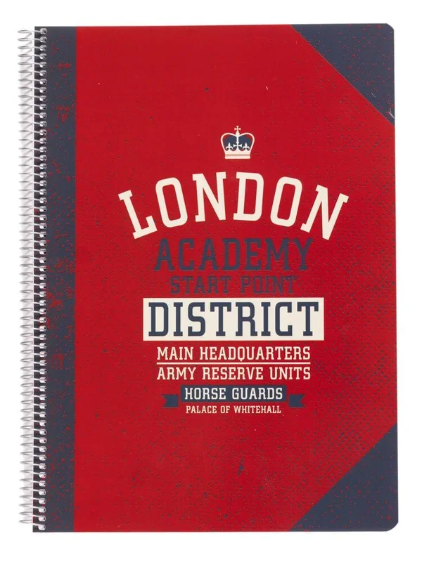 Cuaderno tapa polipropileno a4 4×4 londres college