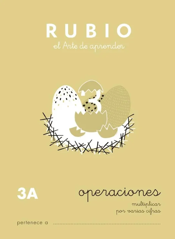 Cuadernos operaciones + problemas nº3a multiplicar por varias cifras