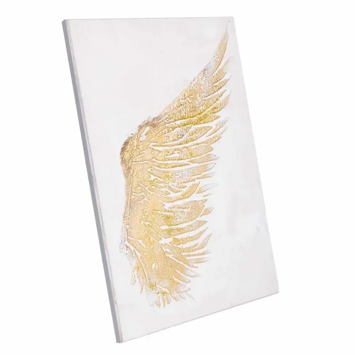 Cuadro alexandra house living lona madera de abeto 60 x 1 x 40 cm
