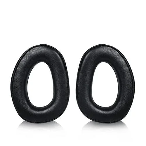 Cubierta de Manga Auriculares Sennheiser Gsp300 Gsp370 Gsp350 Cuero de Cordero (2 PCs)