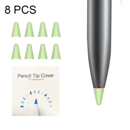 Cubierta de Punta Antideslizante M-Pencil Lite Resistente Al Desgaste (Verde) 8 Pcs