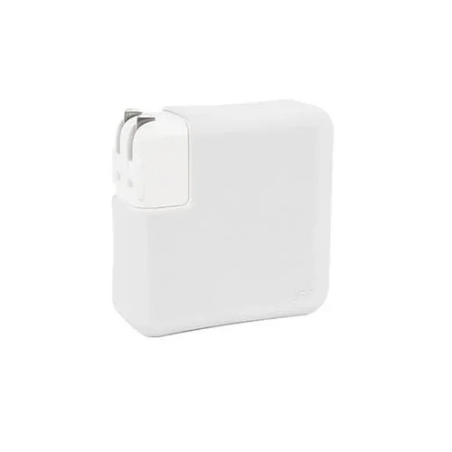 Cubierta Protectora para MacBook Retina 13 Pulgadas con Adaptador de Corriente (Blanco)
