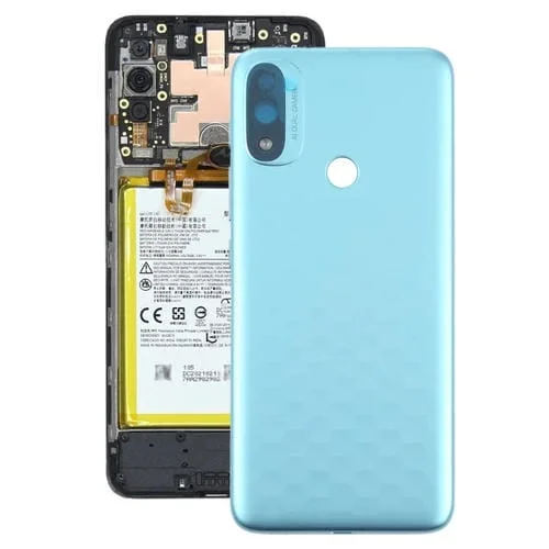 Cubierta Tapa Posterior de Batería Motorola Moto E20 XT2155 XT2155-1 (Azul)