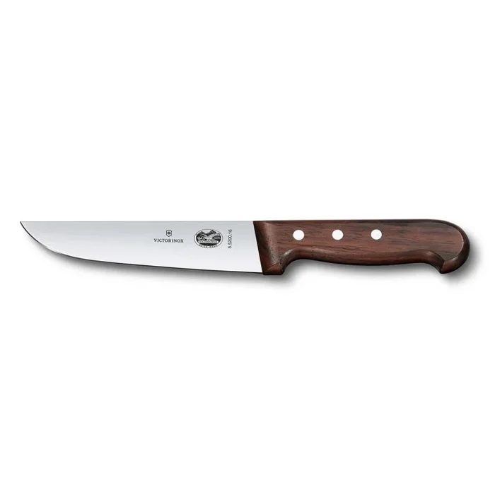 Cuchillo Carnicero, Madera Butchers Knife 28 cm, Hoja Recta, Mango Ergonómico