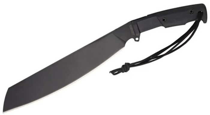 Cuchillo KREIOS, Herramienta Polivalente para Trabajo Pesado, Filo de 12″ y Diseño Ergonómico, con Funda MOLLE y Cinturón de Seguridad